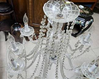 Crystal vintage chandelier (priced to sell)