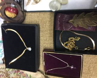Several Sterling bracelets
