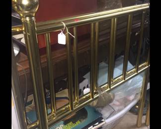 Twin Brass Headboards ( possible king made)