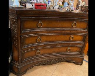 Vintage Fabulous Marge Carson Carved Sides lChest