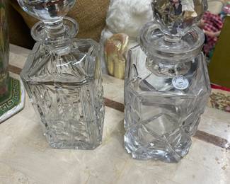 Gorgeous crystal decanters