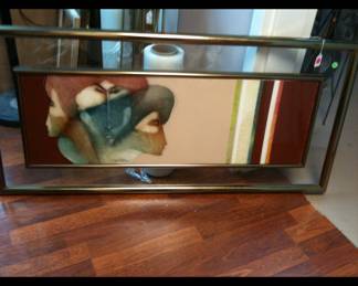 Unique framed signed art (vintage)