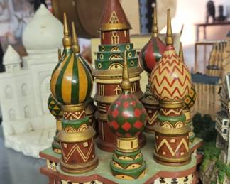Russian hand painted bldg