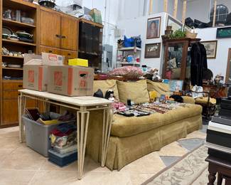Console table & designer sofa +