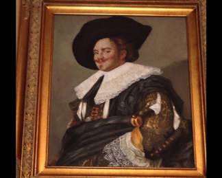 Original oil painting signed w/ fabulous frame