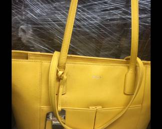 Ralph Lauren Leather Purse ( free choker necklace)