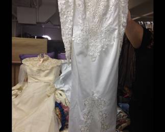 We have 3 Wedding Gowns (2 antique)