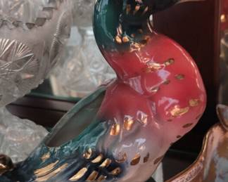 Signed porcelain hand painted duck