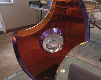 Signed gorgeous acrylic sculpture by S.Haziza 1970