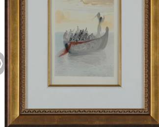 Dali Woodblock Framed Art 1/2 Price ($1700)