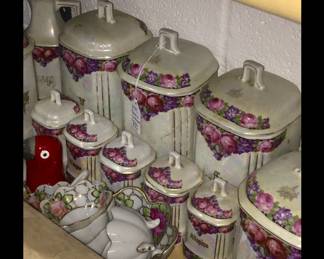 Stunning Vintage Lusterware Canisters 1/2 price