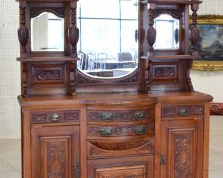 Victorian Walnut Sideboard