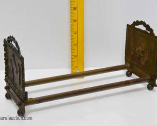 Antique Bronze Bookstand with horse Motif