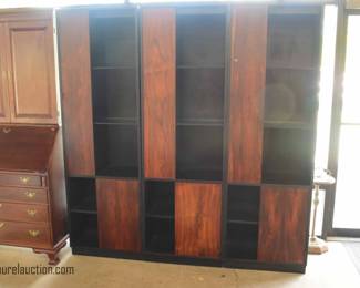 Modern 3 Section Bookcase