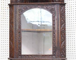 Victorian Oak Hanging Cabinet 