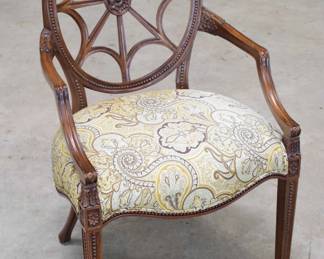 Spider Web Backed Side Chair By: Ethan Allen