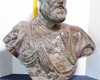 Life Size Carved Stone / Marble Bust of Emperor Rudolf II
