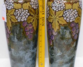 Pair of Paint Decorated Large Vases
By: Royal Doulton, England