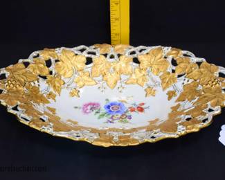 Gilt Painted German Porcelain Tray
By: Dresden Porcelain