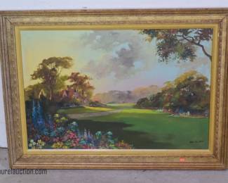 Oil on Canvas Lanscape
Signed: Hans Von Have