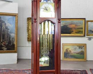Cherry Cased Federal Style Grandfathers Clock
By: Kieninger