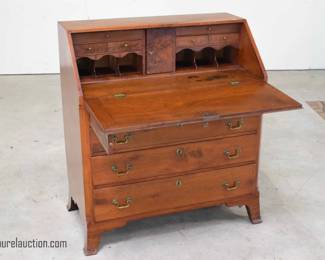 Early Walnut Slant Front Desk