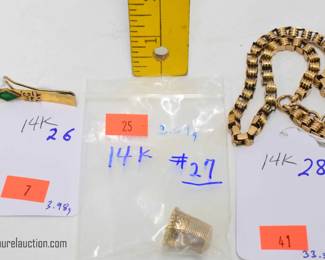 Selection of Quality Gold Jewelry