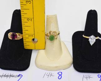 Selection of Quality Gold Jewelry