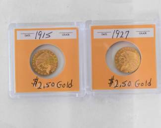 Selection of Gold Coins