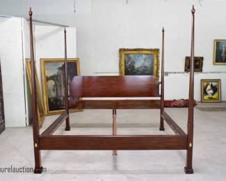 Mahogany King Size Pencil Poster Bed
By: Henkel Harris