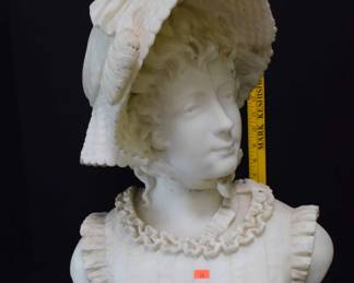 Marble Bust Signed: Carrera