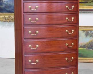 Cherry Tall Chest By: Henkel Harris 