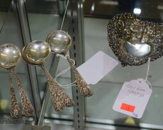 Large Selection of Sterling Silver Bowls, Plates, Shakers, Trays, etc.