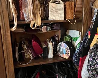 vintage and newer handbags / purses