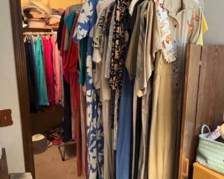 several vintage jumpsuits