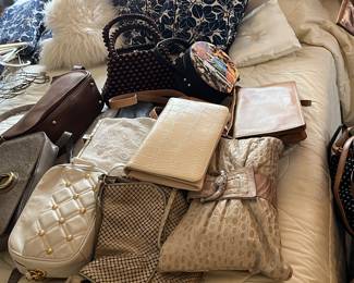 handbags in every color - vintage and newer