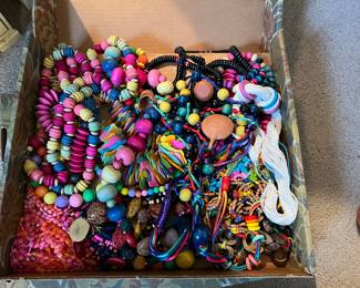 colorful beaded necklaces