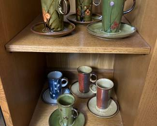 vintage Otagiri Japan stoneware mug sets