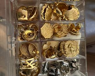 vintage gold tone costume jewelry