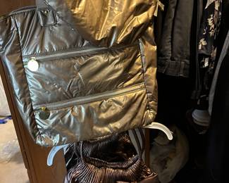 vintage metallic handbags