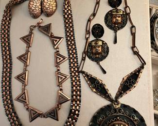 vintage copper jewelry