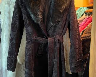 vintage Hong Kong belted coat
