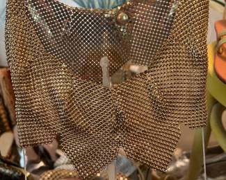 vintage Whiting and Davis chain mail collar