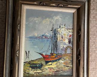 vintage oil painting