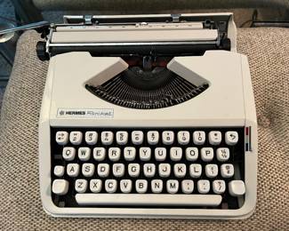 vintage Hermes Rocket typewriter