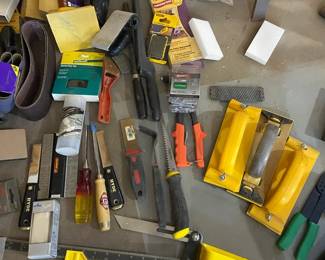 Sanding , Painting And Tool Mystery Lot