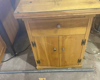 Solid Wood Garage Cabinet 