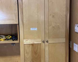 Outdoor Two Door Seven Shelf Cabinet 