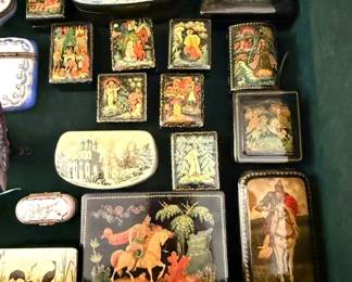 Vintage Russian boxes