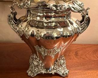 Pair of antique George III Sheffield wine buckets!  All the pieces fit and they are spectacular.  These are a rare find as a pair.  Superb!